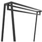 Retail clothes rack with 48 by 61 inches of hanging space