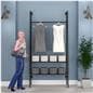 Wall mount a-frame outrigger places merchandise within easy reach for customer shopping
