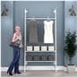 Wall mount a-frame outrigger stands at 8 feet tall