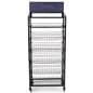 Retail bread rack graphics for BAKCRT6TBK with three full color panels 