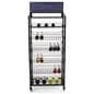 Retail bread rack graphics for BAKCRT6TBK includes 3 panels with full bleed printing 