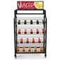 Bakers rack cart signage for BAKCRT4NBK made of durable styrene material 
