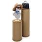 Round accordion display pedestals with sturdy base