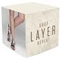 Branded cardboard display cube with full color customized graphics