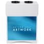 Custom printed flower display stands with full color graphic on front panel