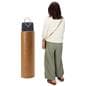 Cork pedestal display with a hollowed center for easier portability 