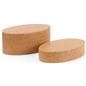 Cork display risers with a lightweight design