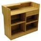 Ledgetop service counter with locking drawer