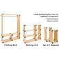 Modular shelving system with durable and eco-friendly materials