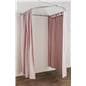 Semicircle changing room kit with wire and anchor mechanism for added support and safety