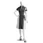 Female full body mannequin with hand on hip