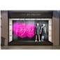 Full body mannequins in storefront window