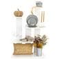 4-tier merchandise shelves with 25 pound weight capacity 