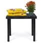 30 inch tall plastic display bench with removable legs 