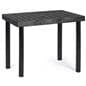 Plastic display bench measures 36 inches wide by 30 inches tall 