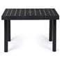 Floor standing outdoor display table with grid top 