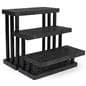 3 tier outdoor display with 36 inch wide merchandising space 