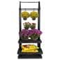 Durable greenhouse shelving merchandising display weighs 72 pounds 