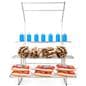 Steel nursery plant rack with a width of 73 inches and height of 79 inches