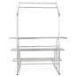 Steel nursery plant rack with shelf dimensions of 40 inches in width and 12.5 inches in depth