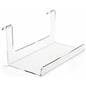 Clear acrylic gridwall display shelf 