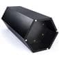 Hexagon museum plinth set with scratch resistant base