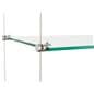 Cable suspended shelves with 16 stainless steel shelf clamps  