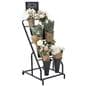 Flower bucket display stand with 38lb weight capacity per bucket