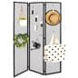 Hinged mesh retail display screen with expandable design