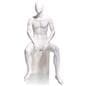 Full body mannequins in matte white