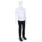 Full body male mannequin with recyclable plastic construction 