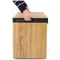 Retail display nesting tables storage bench is lightweight