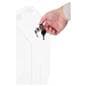 Clear acrylic suggestion box with lock and keys