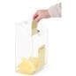 Clear acrylic suggestion box with top deposit slot