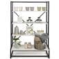 66 inch tall folding multi-tier retail shelving 