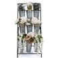 3-layer flower bucket rack with 0.9 liquid gallon capacity