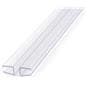 Acrylic protective splash guard adjustable hinge
