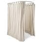 Mobile fitting room frame with freestanding 84.5 inch tall design