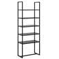 Ladder display shelf with industrial aesthetic