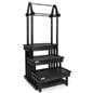 39 inch tall garden center hanging display stand with heavy duty polyethylene construction 