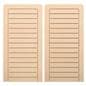 Retail slatwall panels in 24" x 48" vertical format