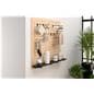 Retail slatwall panels in retail setting