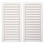 Retail slatwall panels with 3" channel spacing on center