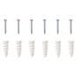 Retail slatwall panels mounting hardware