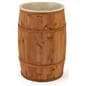 Food grade cedar barrel with smooth exterior finish