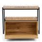 Retail display nesting tables with storage for backstock