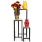 Wooden display tables in three different sizes