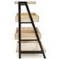 Wooden tiered display shelving with weight capacity of 66 pounds