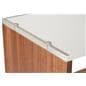 Wood nesting tables for retail display with 6 inch shelf clearance 