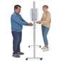 Multi-unit hand sanitizer dispenser with automatic sanitizing design